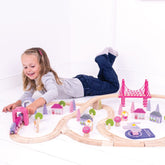 Fairy Town Train Set Bigjigs Toys US 