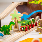 Dinosaur Railway Set Bigjigs Toys US 