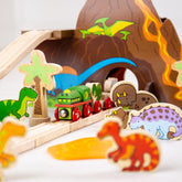 Dinosaur Railway Set Bigjigs Toys US 