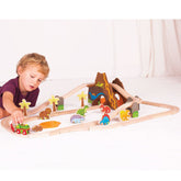 Dinosaur Railway Set Bigjigs Toys US 