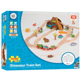 Dinosaur Railway Set Bigjigs Toys US 