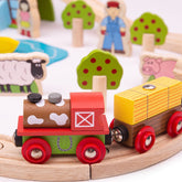 Farm Train Set Bigjigs Toys US 