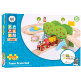 Farm Train Set Bigjigs Toys US 