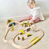 Safari Train Set Bigjigs Toys US 