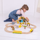 Safari Train Set Bigjigs Toys US 