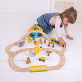 Safari Train Set Bigjigs Toys US 