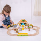 Safari Train Set Bigjigs Toys US 