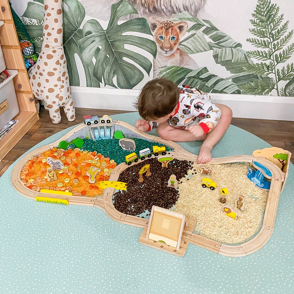 Safari Train Set Bigjigs Toys US 