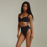 Black Rib Hayden Bikini Top Bikini Top Montce 