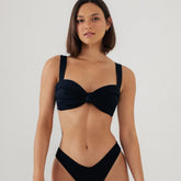 Black Rib Hayden Bikini Top Bikini Top Montce 