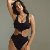 Black Rib Ky One-Piece One-Piece Montce 