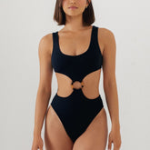 Black Rib Ky One-Piece One-Piece Montce 