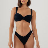 Black Rib Lulu Bikini Bottom Bikini Bottom Montce 