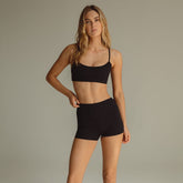 Black Rib Micro Bike Short Active Short Montce 