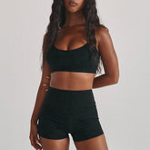 Black Rib Micro Bike Short Active Short Montce 