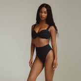 Black Rib Paulina Bikini Bottom Bikini Bottom Montce 