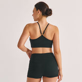 Black Rib Simple Sport Top Active Top Montce 