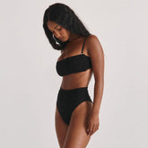 Black Rib Summer Bikini Top Bikini Top Montce 