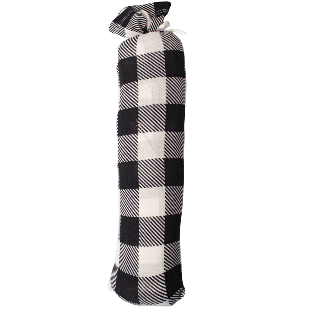 Black & White Plaid Swaddle Blanket Bestaroo 