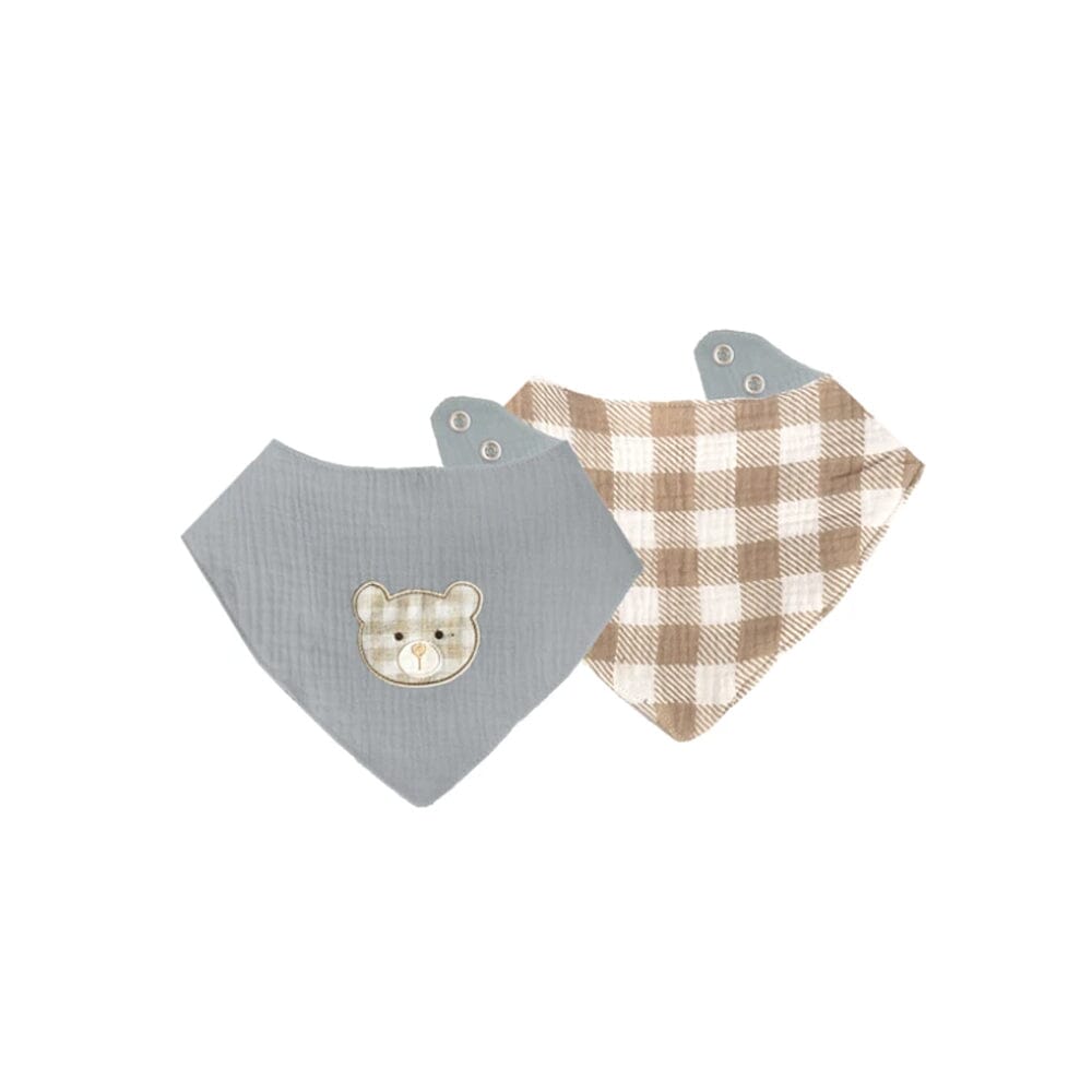 Bear Bandana 2 Pc Bib Set MON AMI 