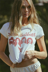 Black Sabbath Baby Tee Band Tees People of Leisure 