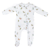 Footie Zippered One Piece in Butterflies Footies Dear Perli 0-3m 