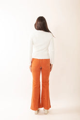 Eastcoast Flare | Rust Cord Bottoms Rolla's 