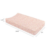 Quilted Changing Pad Cover in GOTS Certified Organic Muslin Cotton | Daisy Changing Pad Cover Babyletto 