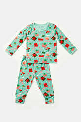 Long Sleeve Pajama Set | Santa Mail Pajama Sets Clover Baby & Kids 