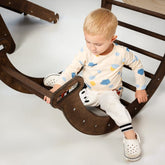 Climbing Arch & Rocker Balance - Montessori Climbers for Kids 1-7 y.o. – Chocolate Single Ladders Goodevas 