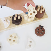 Count and Stack Toy Wooden Toys Wee Gallery 