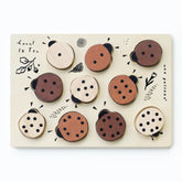 Wooden Tray Puzzle | Count to 10 Ladybugs Games & Puzzles Wee Gallery 