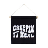 creepin' it real hang sign Holiday Imani Collective 