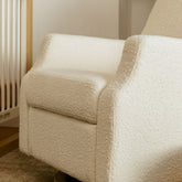 Crewe Recliner and Swivel Glider | Ivory Boucle