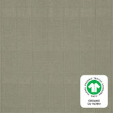 Crib Sheet in GOTS Certified Organic Muslin Cotton | Matcha