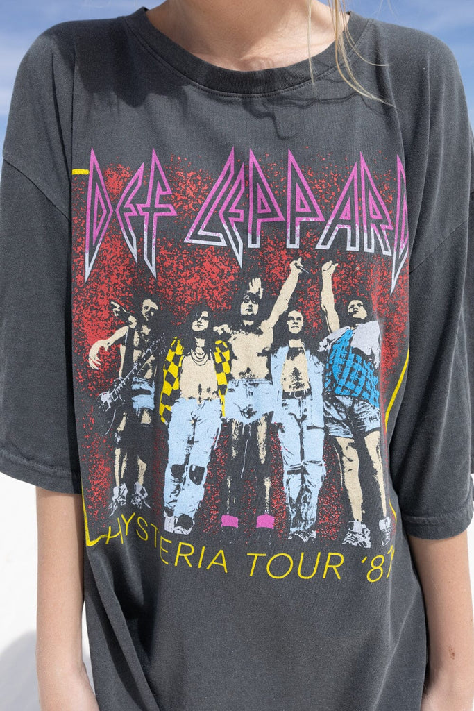 Def Leppard Hysteria Tour Tee Band Tees People of Leisure 