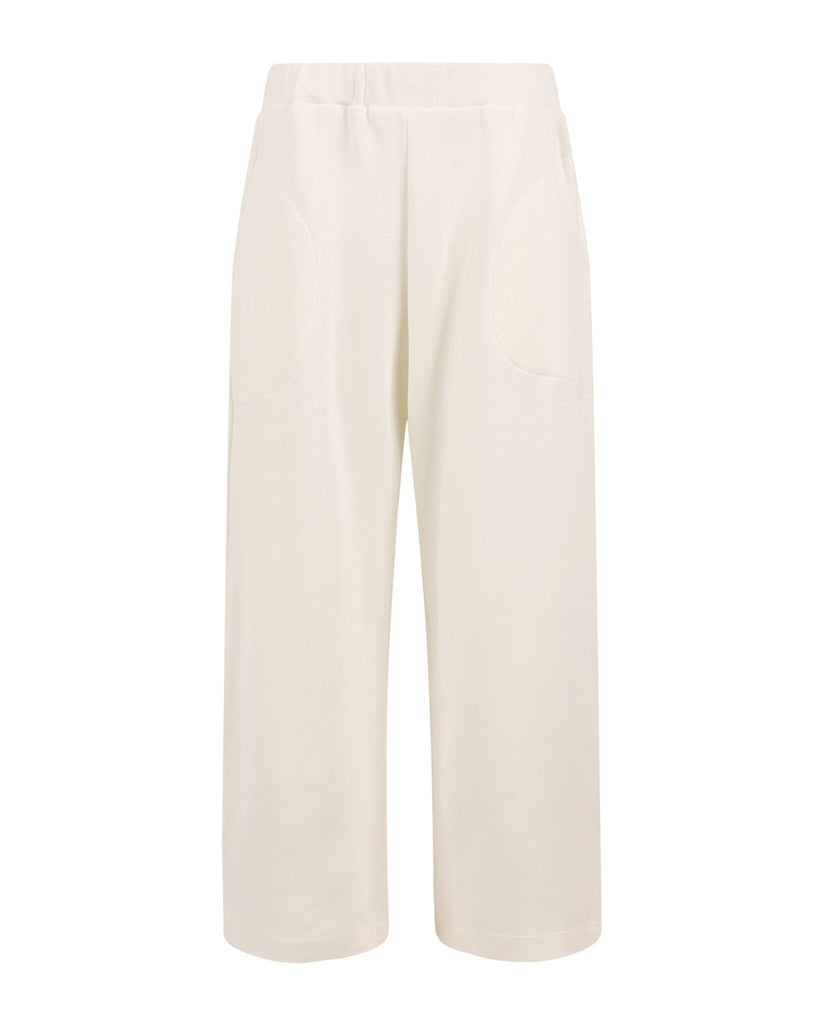 Delilah Bouclé White Pants Jurate Los Angeles 