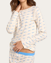 Ellie Pajama Set In Beep Beep Pajama Sets Cozyland 