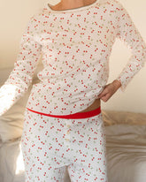 Ellie PJ Set in Cherry Pie Pajama Sets Cozyland 