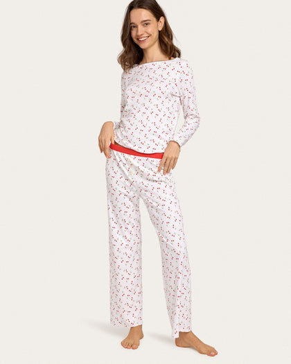 Ellie PJ Set in Cherry Pie Pajama Sets Cozyland 