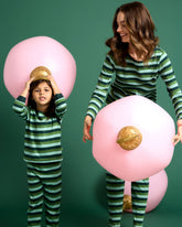 Ellie Pajama Set In Lucky Stripe Pajama Sets Cozyland 