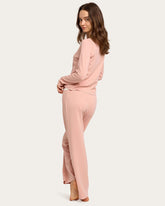 Ellie Pajama Set In Misty Rose Pajama Sets Cozyland 