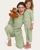 Ellie Pajama Set In Dino Crush Pajama Sets Cozyland 