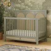 Eloise 4-in-1 Convertible Crib | French Sage and Performance Sand Eco-Weave