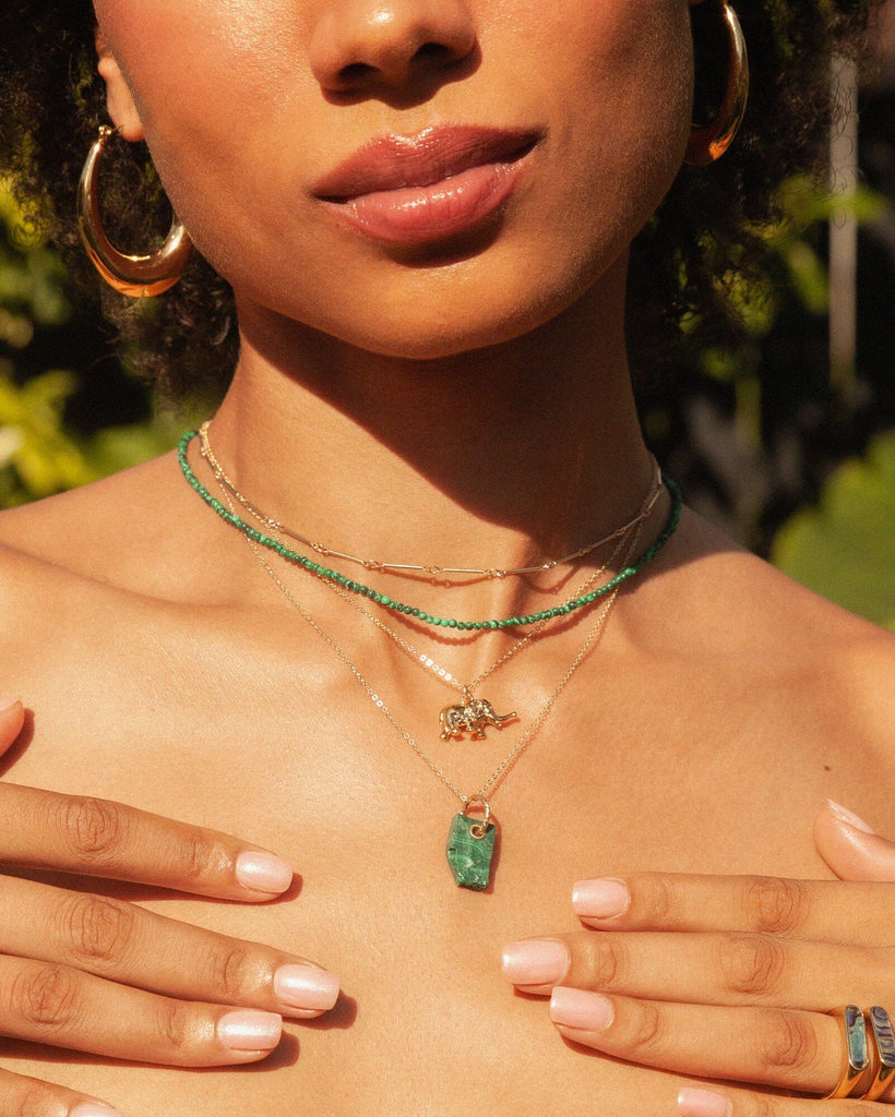 Mystic Necklace | Malachite Necklaces Jurate Los Angeles 