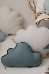 Linen “Eye of the Sea” Cloud Pillow Cushion moimili.us 