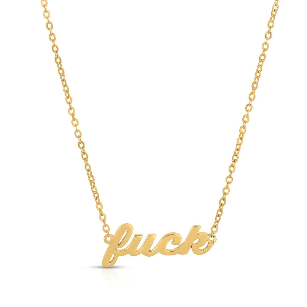 F*ck Necklace Necklaces Jurate Los Angeles 