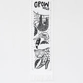 Canvas Growth Chart - Rainforest Decor Wee Gallery 