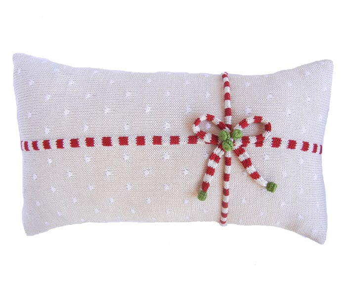 Gift Lumbar Pillow | Ecru Throw Pillows Melange Collection 