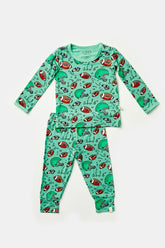 Long Sleeve Pajama Set | Football Pajama Sets Clover Baby & Kids 